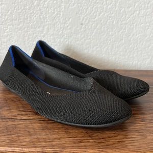 Rothy’s black ballet flats size 8